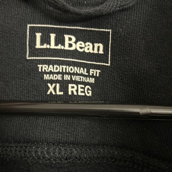 L.L Bean Mens Black Traditional Fit Long Sleeves Casual Zip Up Jacket Size XL - Picture 2 of 6